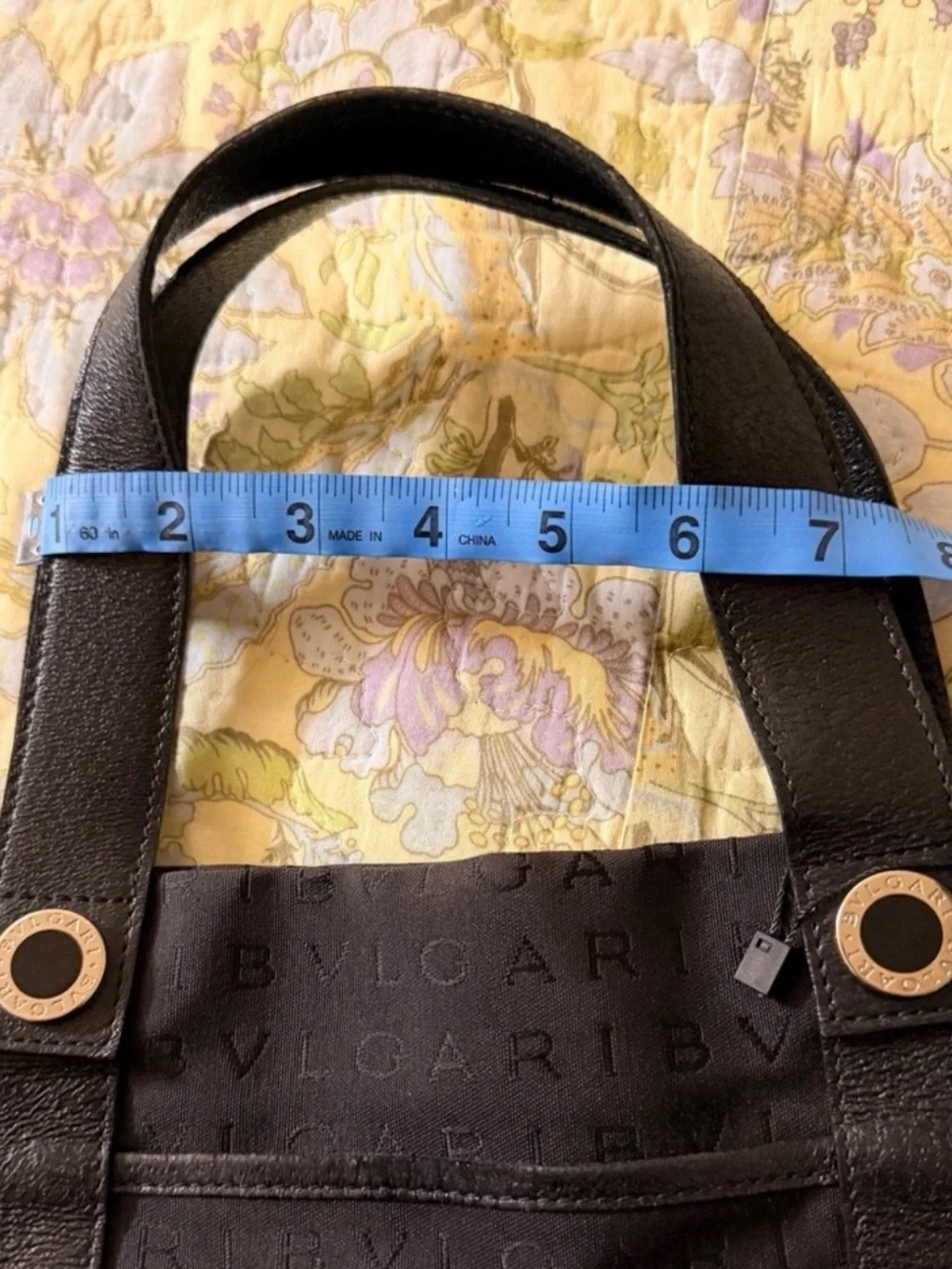 🖤Authentic Bvlgari Logomania Black Canva And Leather Tote 🖤 COA🖤